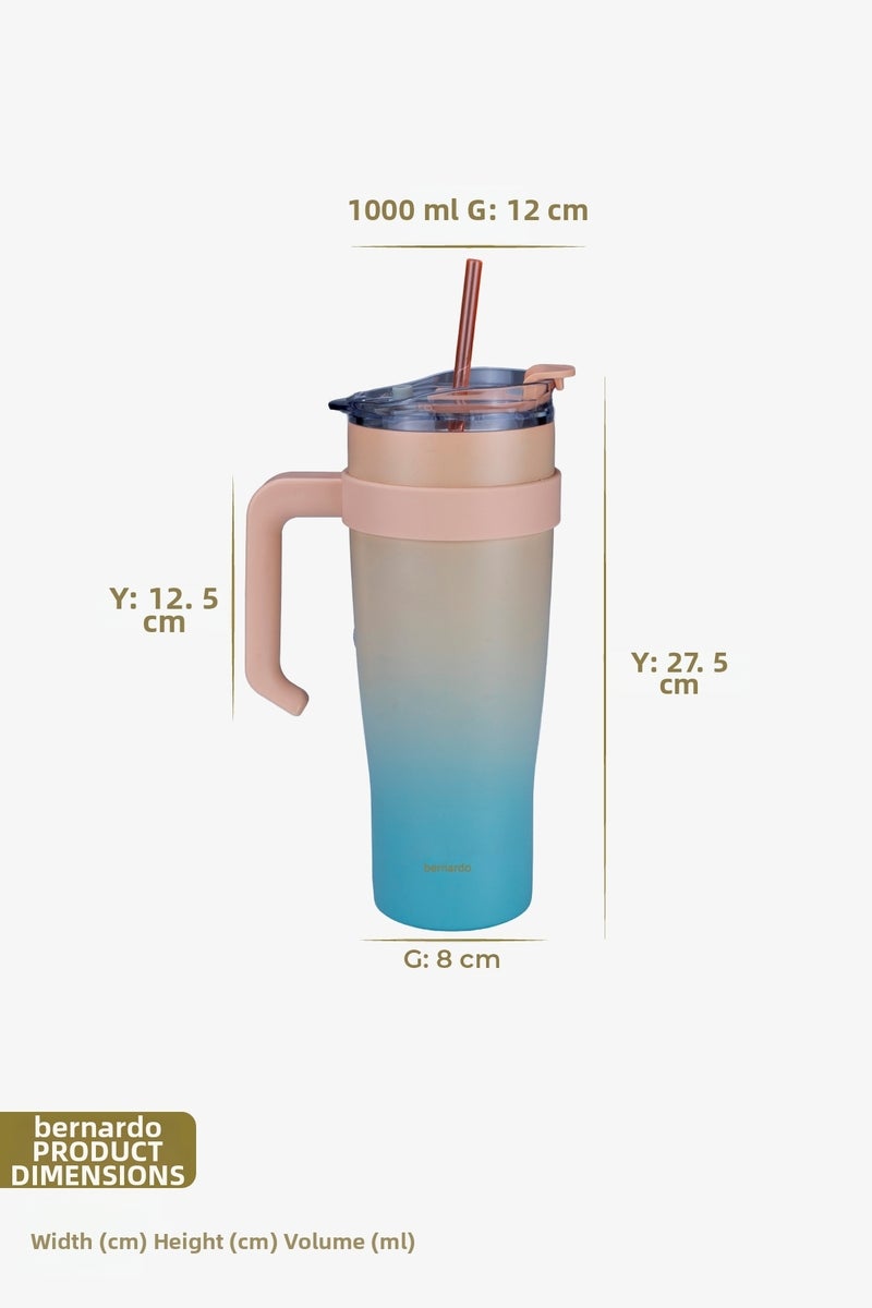Bernardo Alto Thermos Cup with Straw 1000ml (Made in Turkey) - Image 2